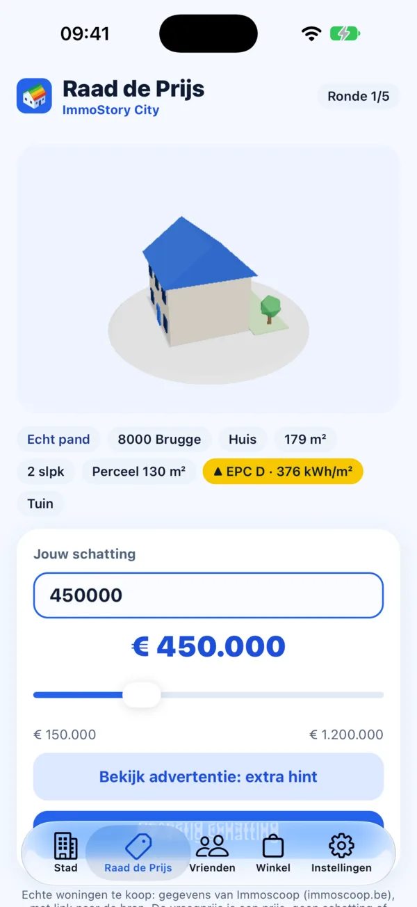 Raad de prijs: een echt zoekertje schatten